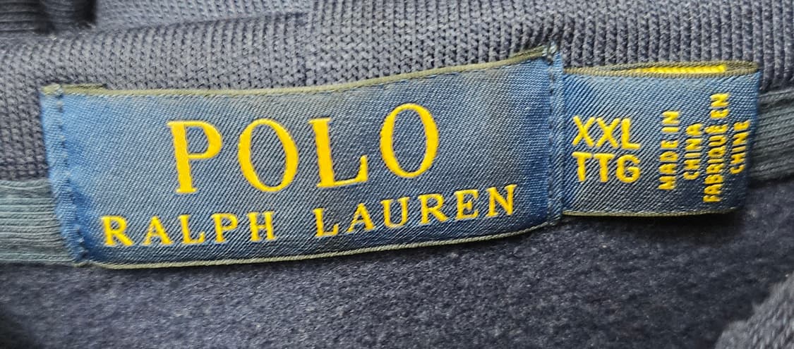 (110~120)2XL☆초대장급☆ 랄프로렌폴로 USA성조기[네이비]후드티 상품이미지2