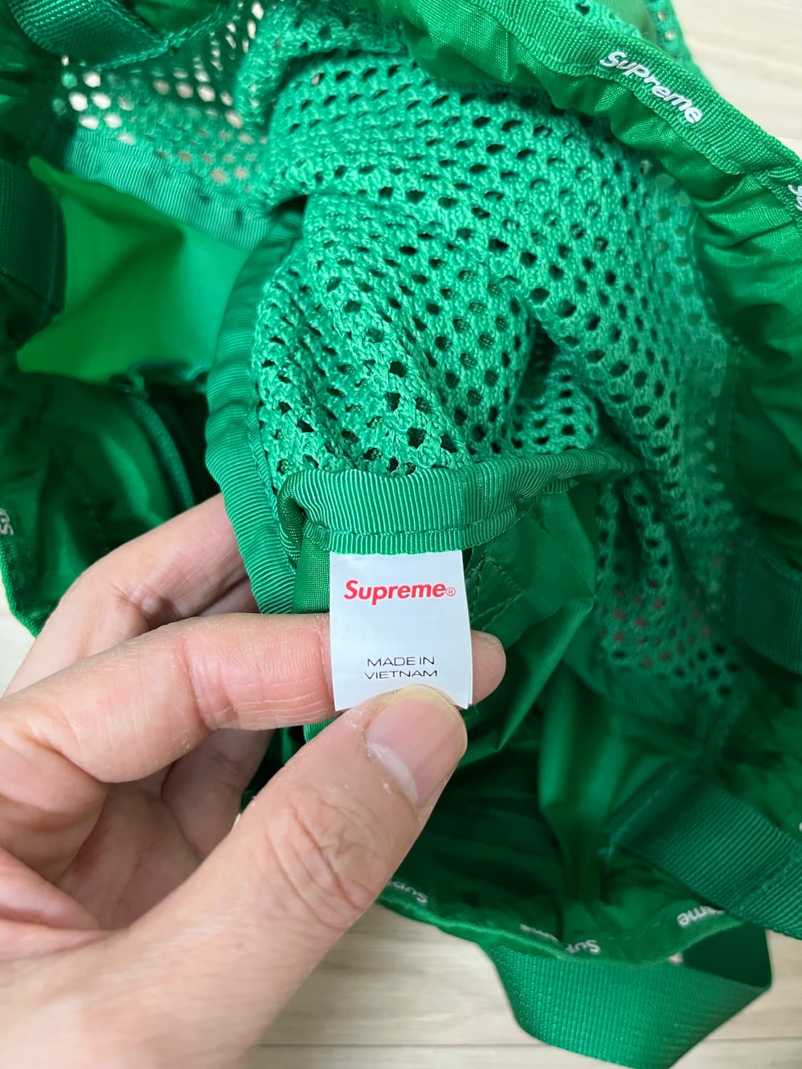 Supreme Mesh Small Backpack Green 상품이미지7