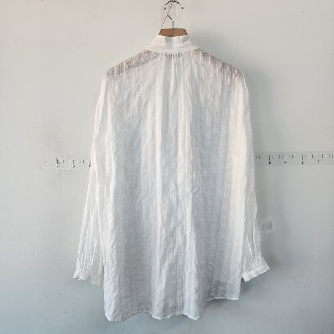 마시모두띠 화이트 헨리넥 셔츠 상품이미지5