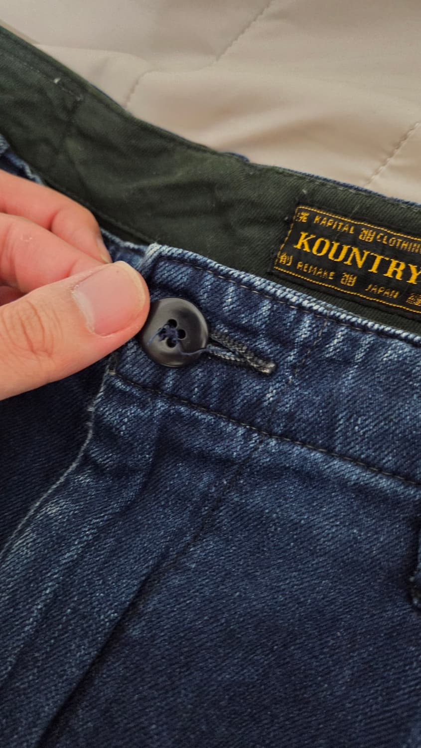 (4) 캐피탈 카츠라기 팬츠 인디고 상품이미지7