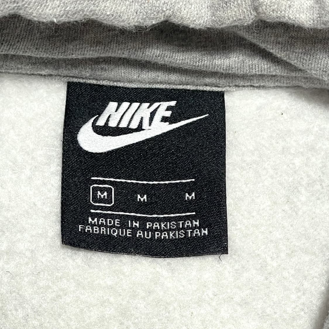 나이키 빅로고 그레이 기모 후드티셔츠 남성M 상품이미지4
