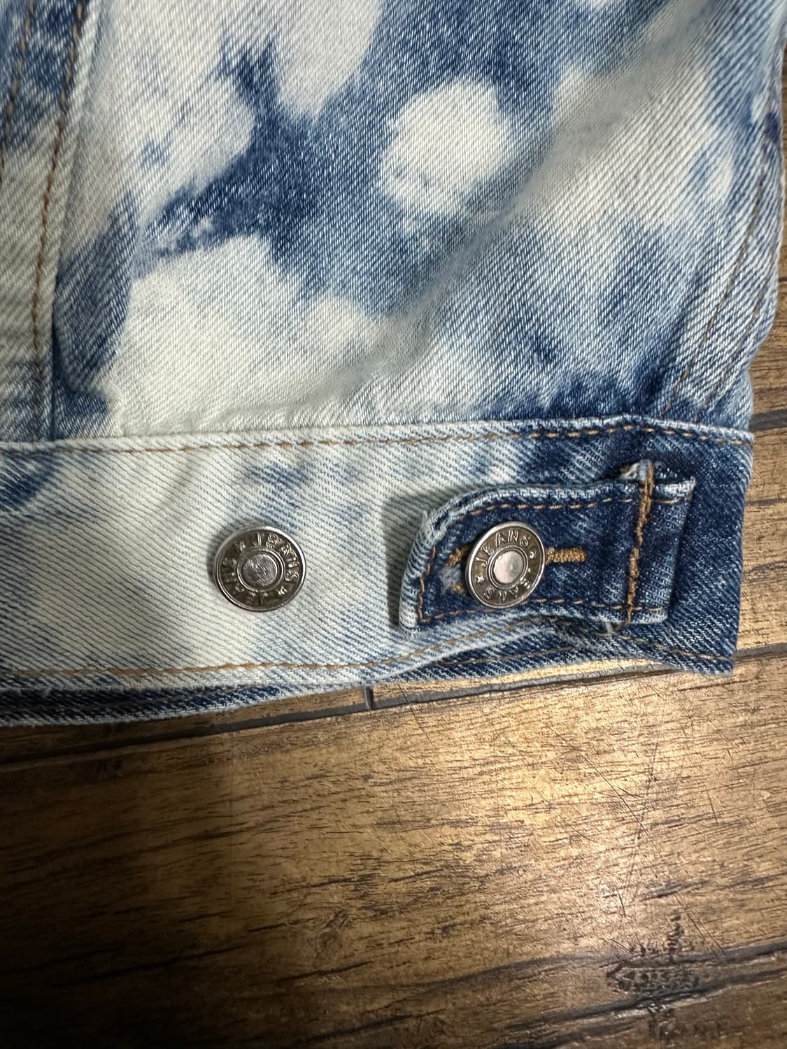 원오어투 Oneortwo 블리치 데님 구름워싱 자켓 105-110사이즈 상품이미지6