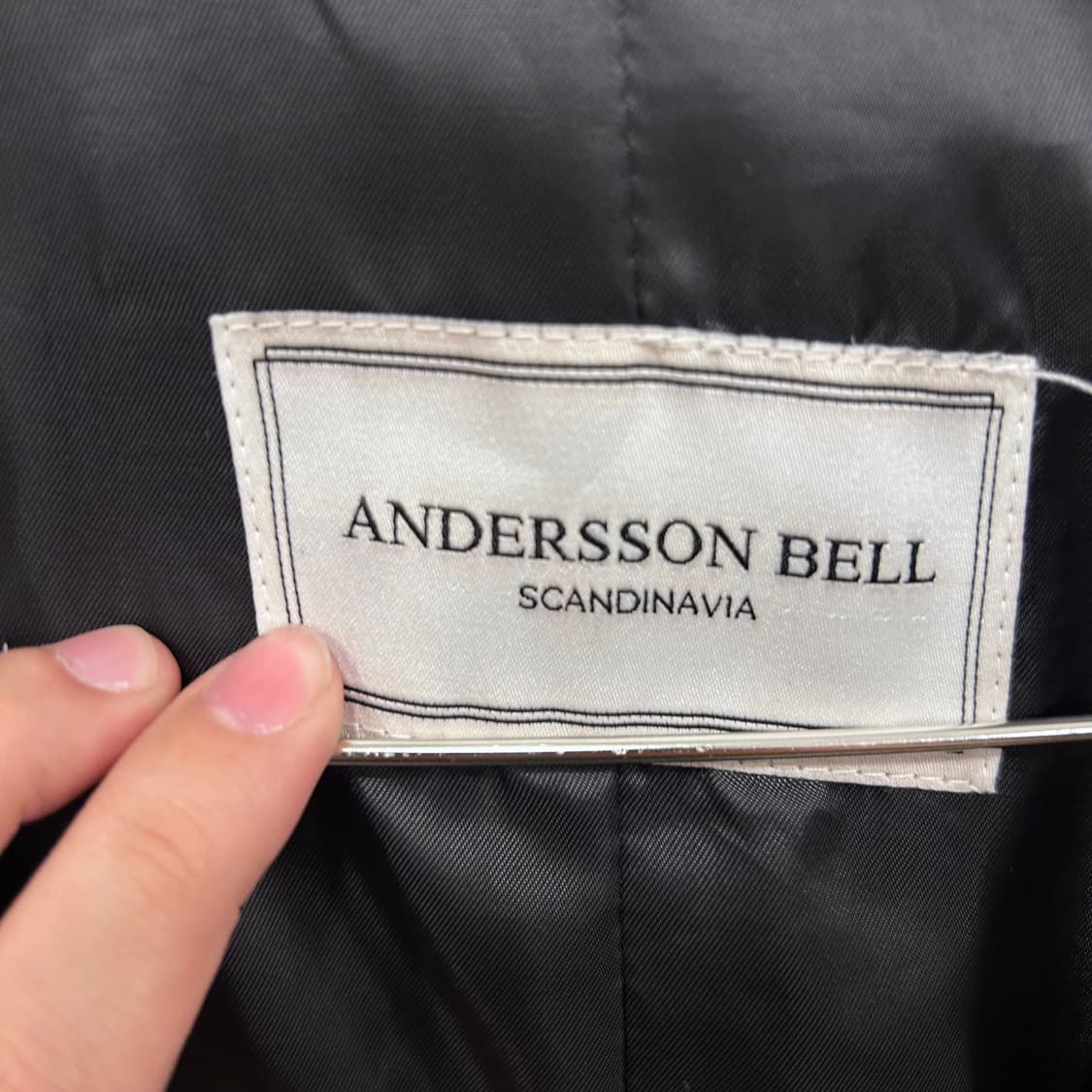 앤더슨벨 스칸디나비아 울 모직 더블 롱코트 상품이미지3