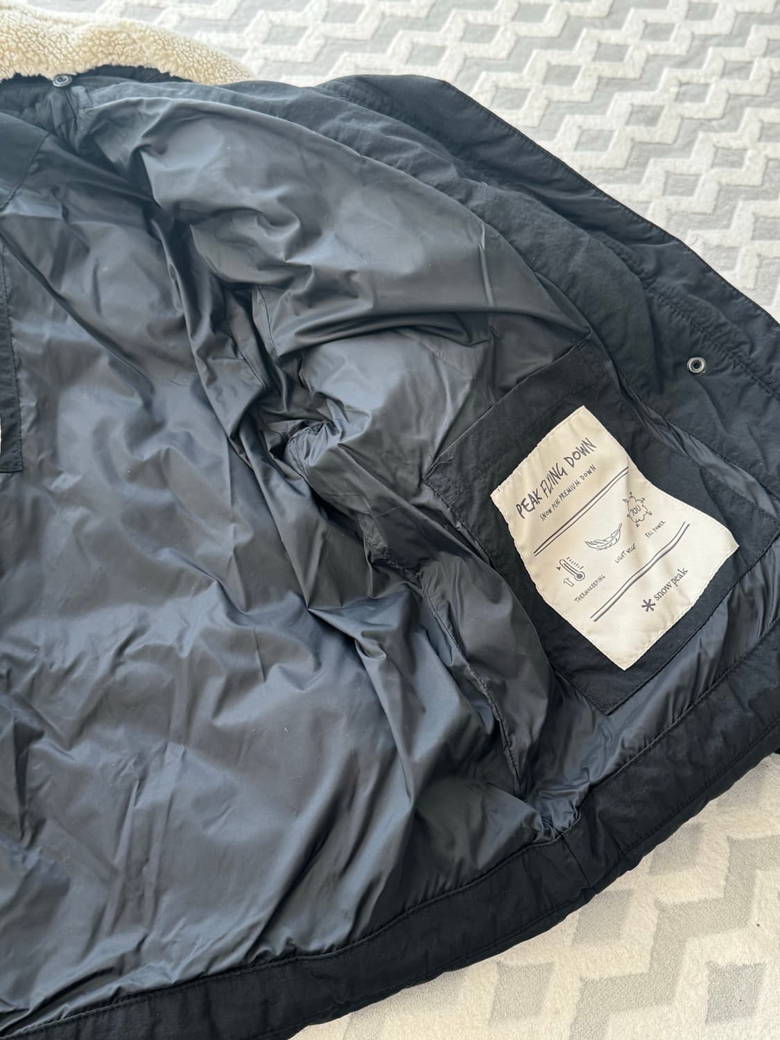 스노우피크 패딩(여성 카라 부클렉 헤비 다운 자켓) 상품이미지4