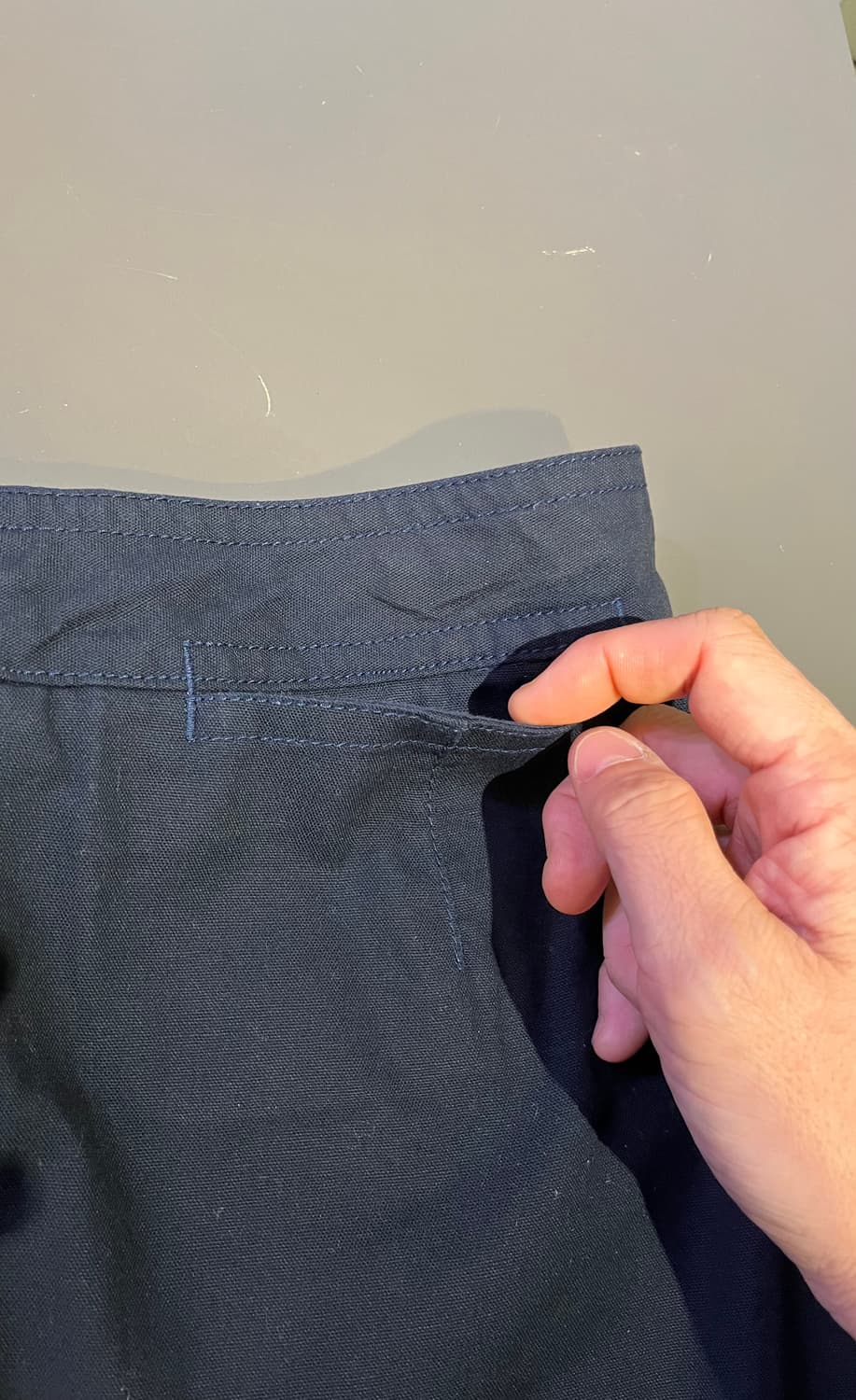 꼼데가르송 13버튼 스커트 (미 해군 세일러 팬츠 모티브) 상품이미지4