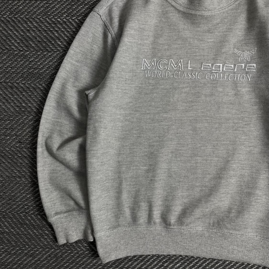 90s MCm 빅로고 아카이브 크루넥 맨투맨o 3107 상품이미지3