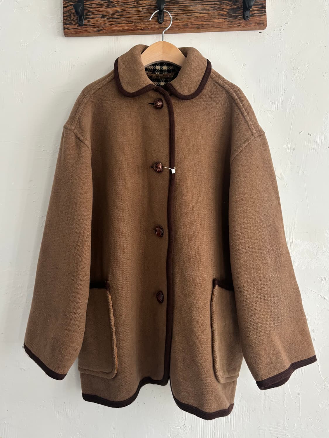 Burberry 버버리 클래식 브라운 울 코트 상품이미지5