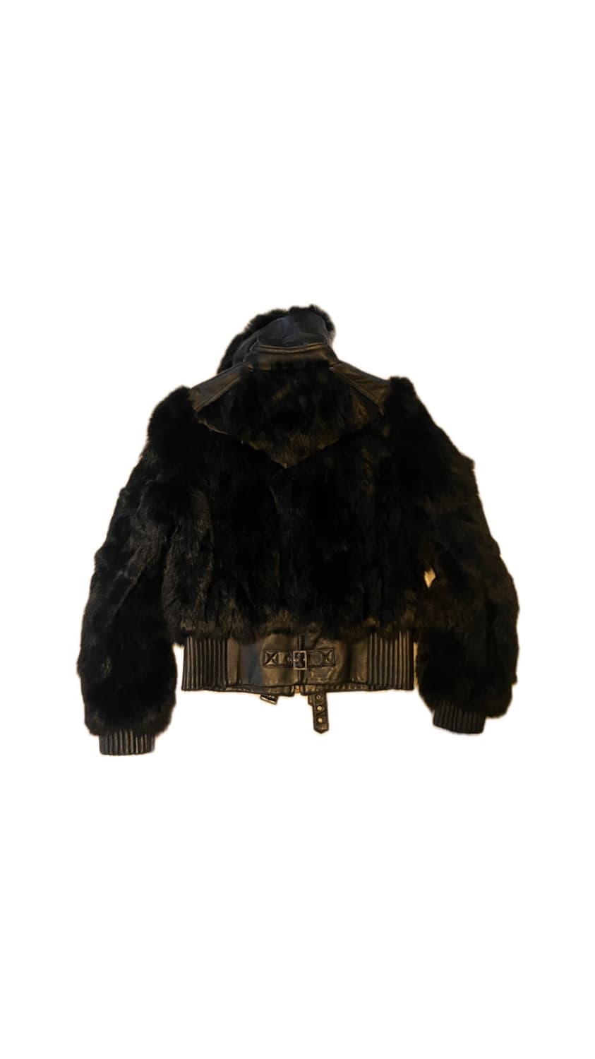 Egoist 블랙 퍼자켓 상품이미지3