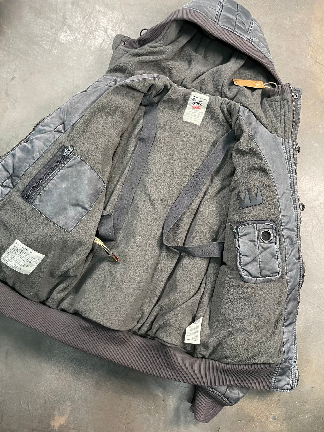 Triple5Soul 더플 패디드 크롭 자켓 상품이미지4