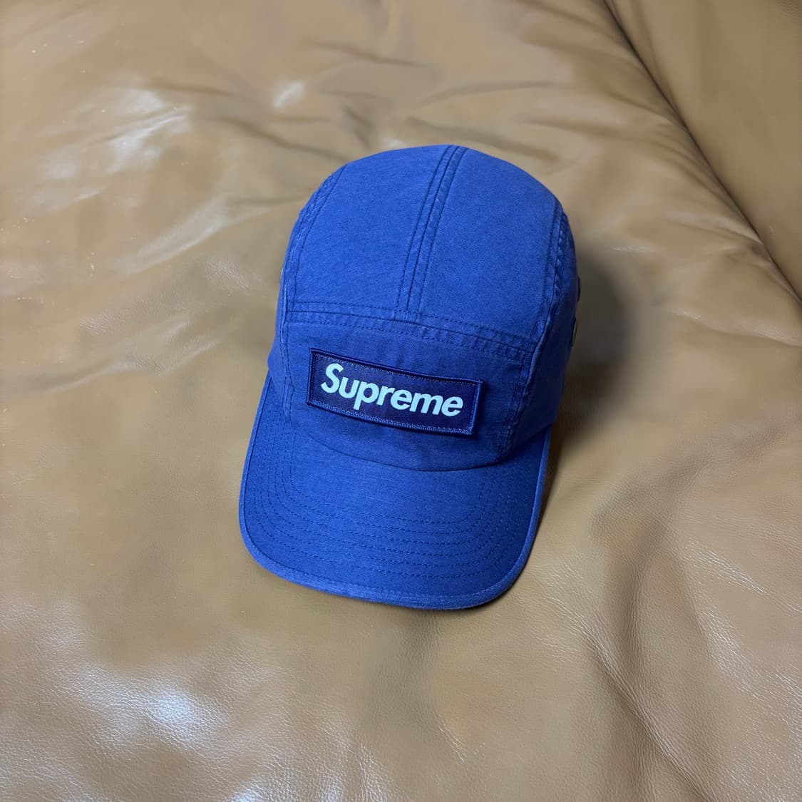 슈프림 캠프캡 모자 박스로고 23ss 밀리터리 네이비 상품이미지1
