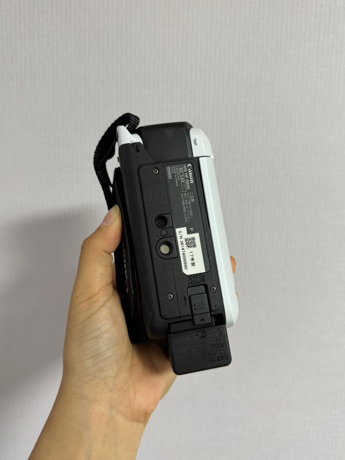 새상품🤍canon ivis hf r800 (vixia 800) 화이트 상품이미지3