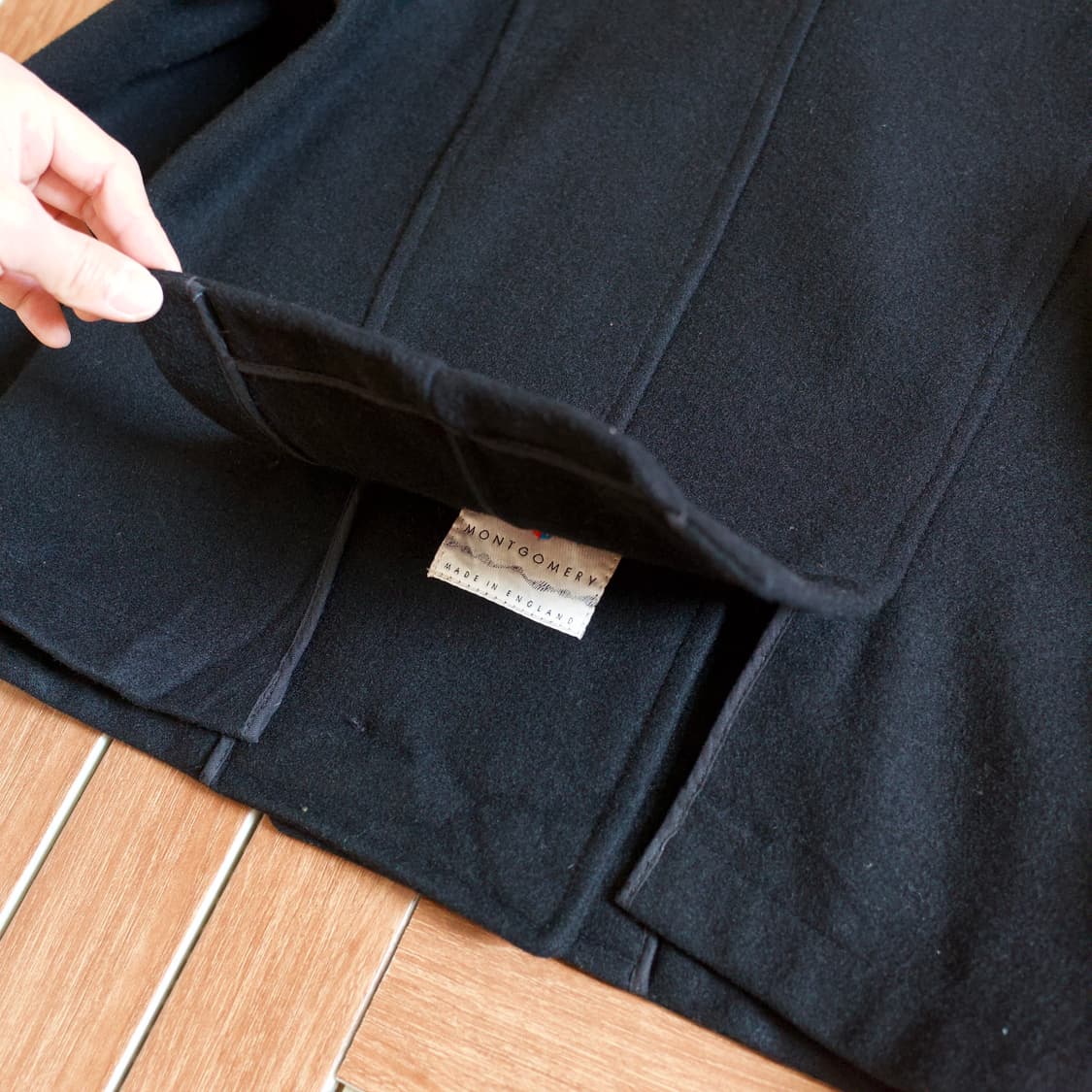 Montgomery England made wool pea jacket 상품이미지6