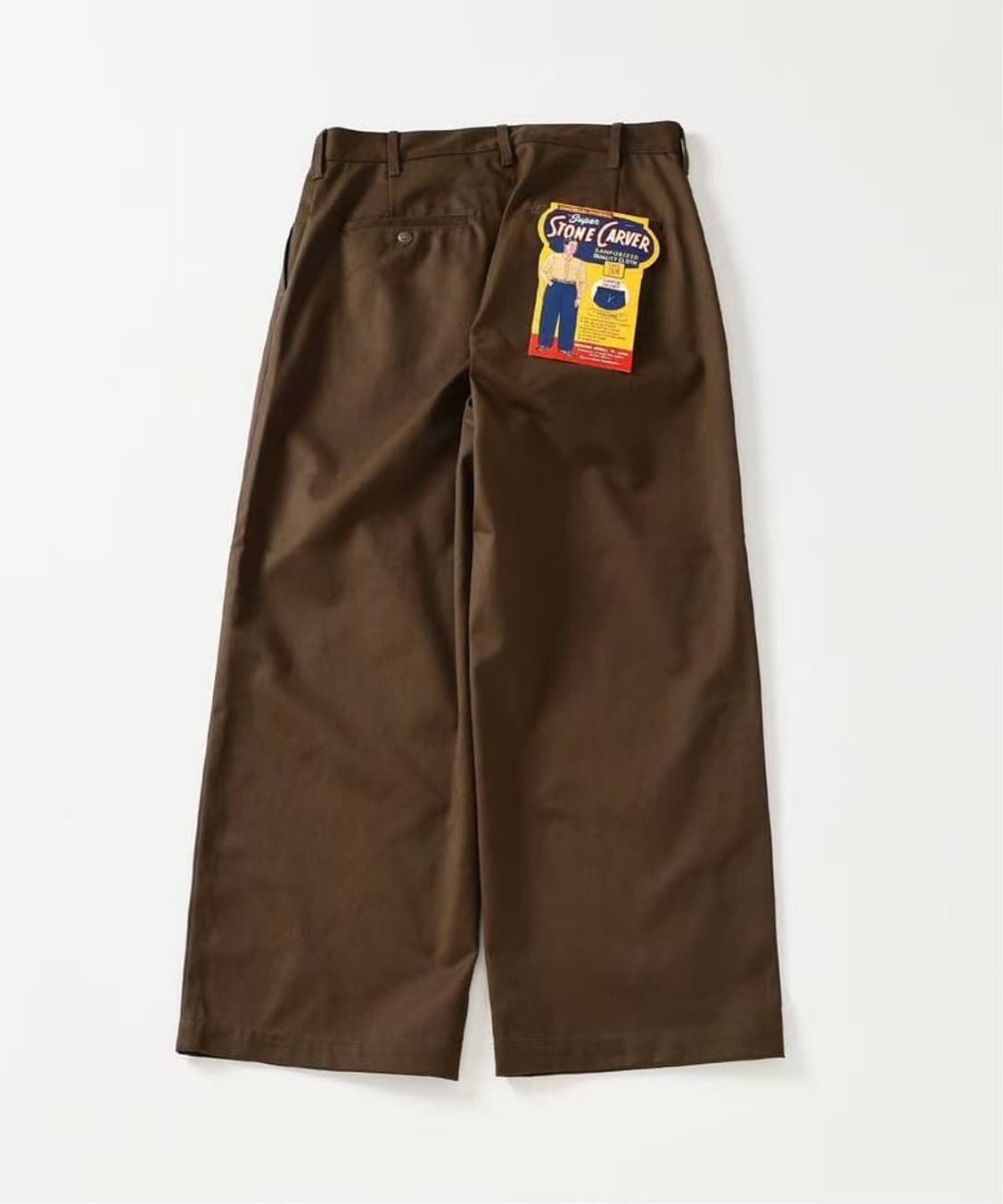 저널스탠다드 x 유니버셜 오버랠 헤리티지라인 원턱와이드팬츠 상품이미지3