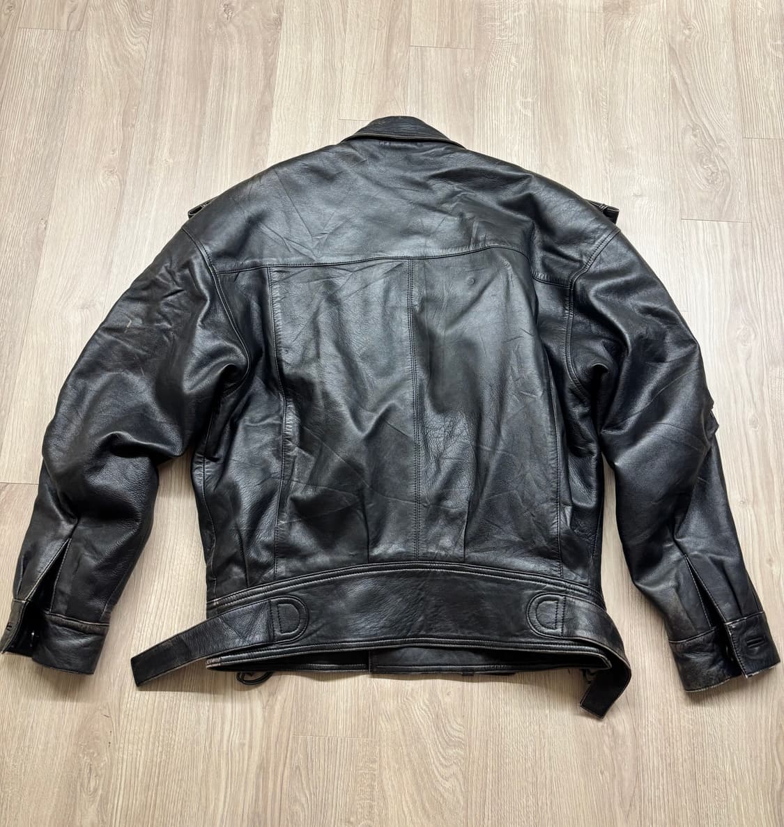 빈티지 소가죽 자켓 M 상품이미지4