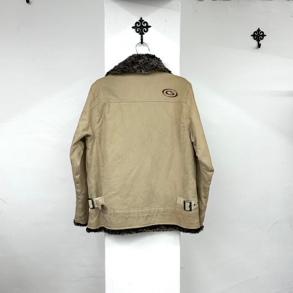 Gotcha beige fur jacket  상품이미지5