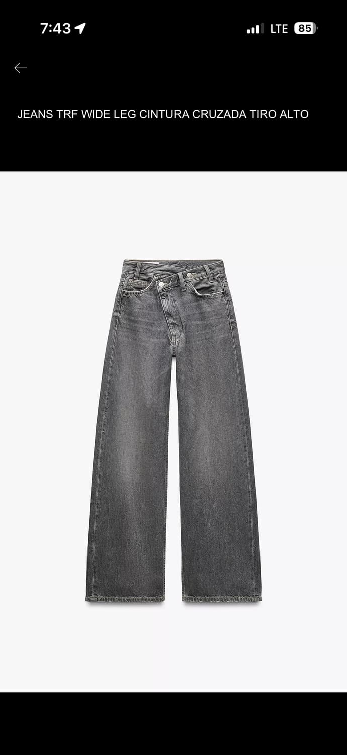 자라 와이드 팬츠 (그레이) KR 28 상품이미지1