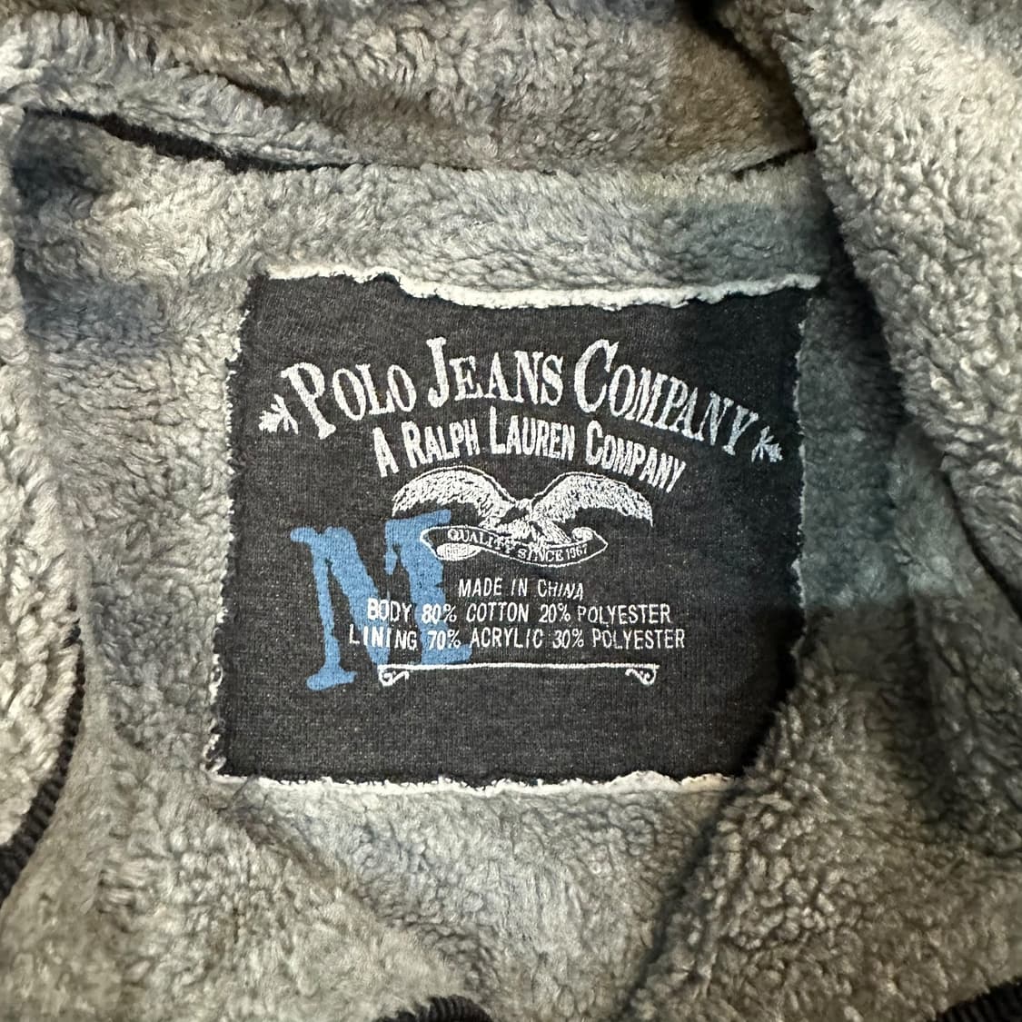 폴로랄프로렌 양털 후드 집업 상품이미지4