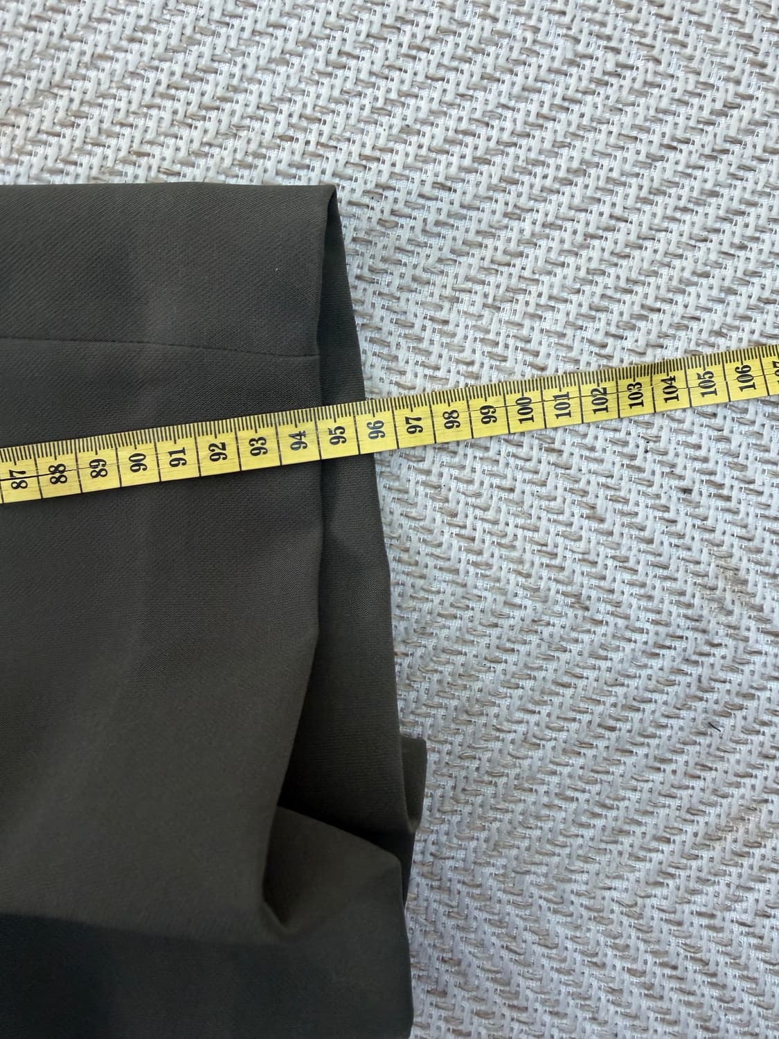 정품) COS 코스 여성 다크 올리브 와이드 슬랙스 팬츠 36(26) 상품이미지7