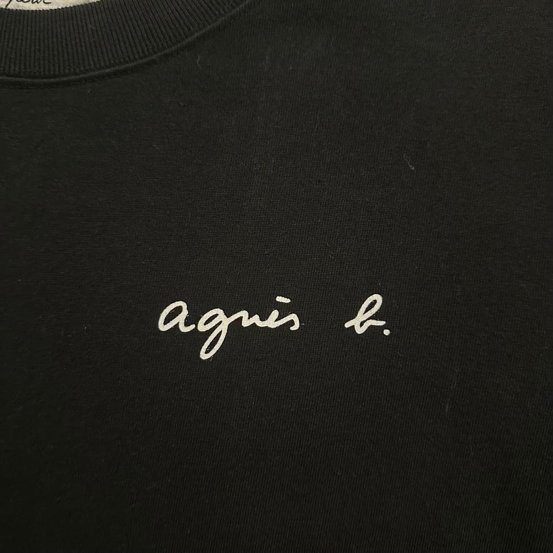 Agnes b 아네스베 로고 맨투맨 상품이미지3