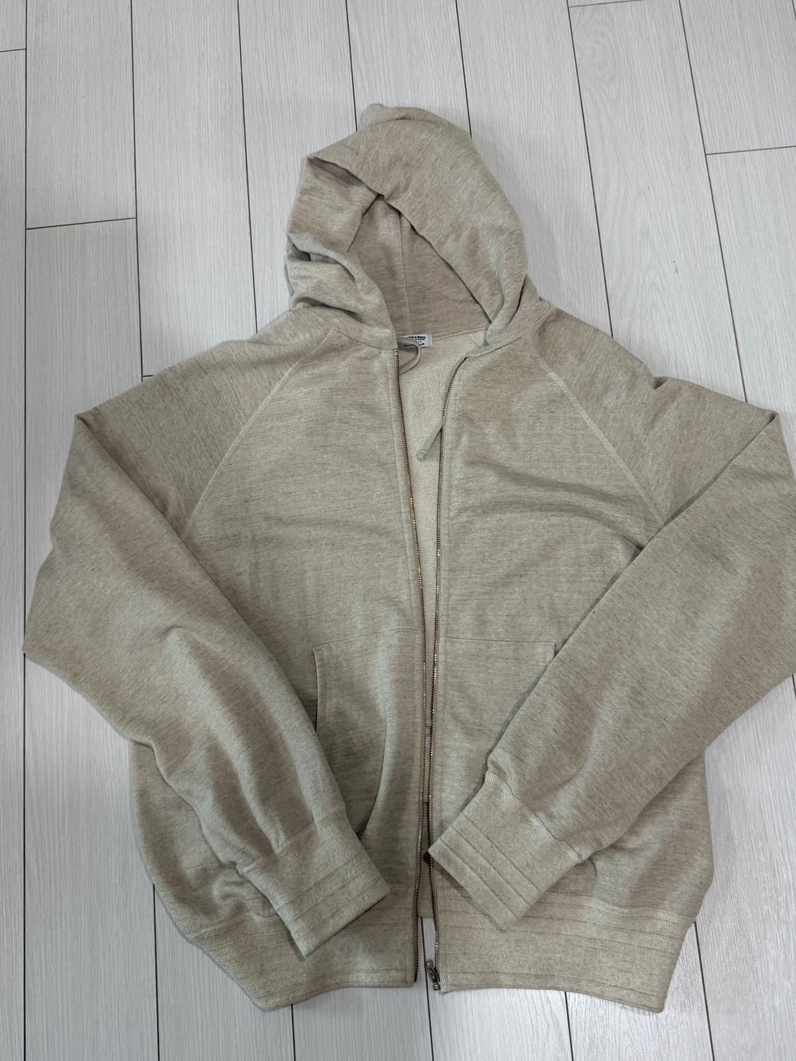 마티앤선즈 린넨코튼실크 후드집업 상품이미지1