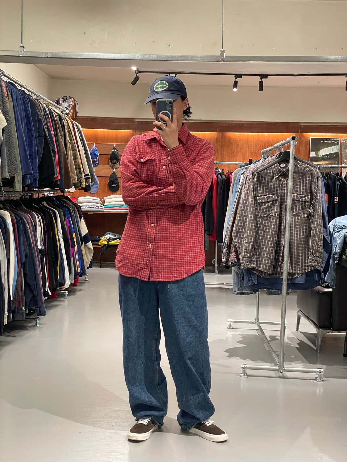 CHAPS 체크 셔츠 상품이미지4