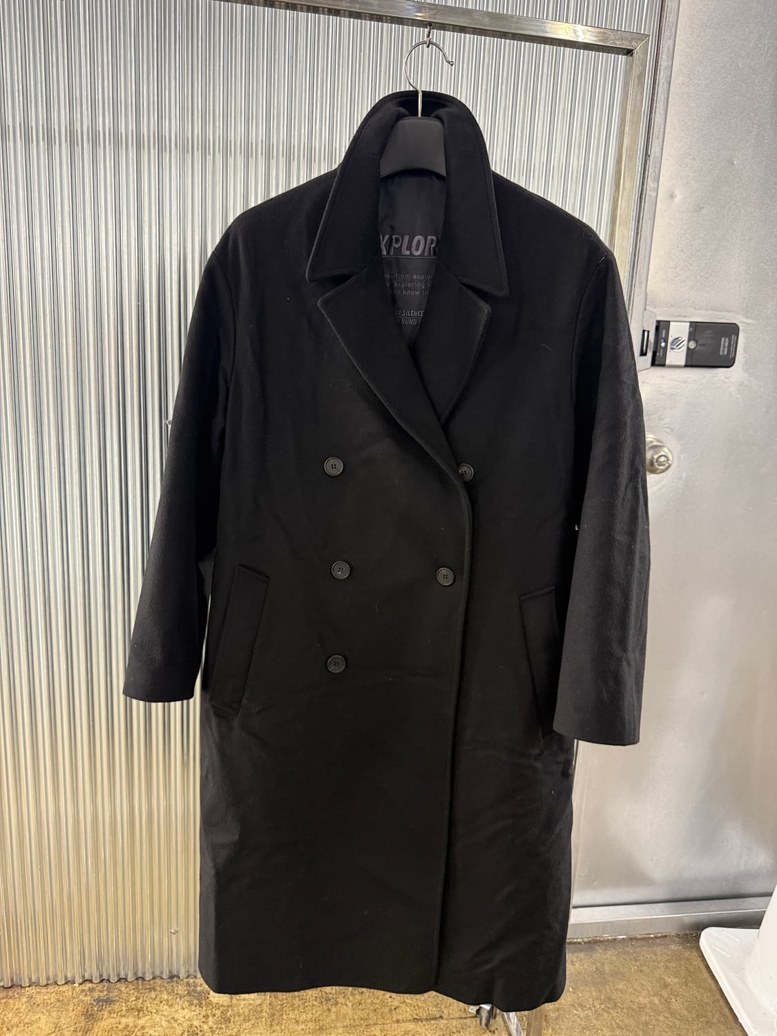 인사일런스 분트 캐시블랙 캐시미어 코트 S 상품이미지2