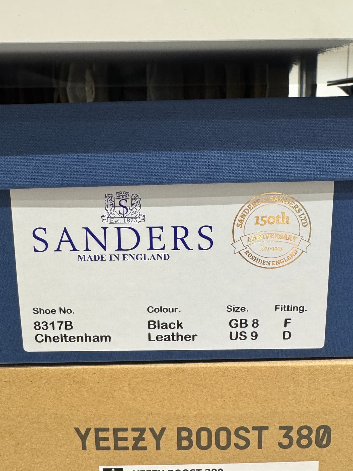 [UK8] 샌더스 첼튼햄 컨트리 부츠 블랙 🇬🇧 상품이미지4