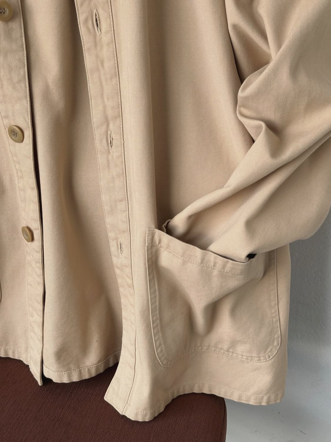 Heavy cotton canvas worker coat 상품이미지9