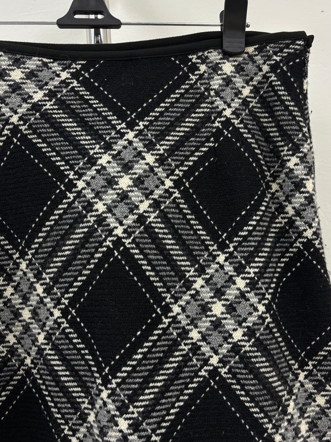 빈티지 블랙 울 스커트 상품이미지5