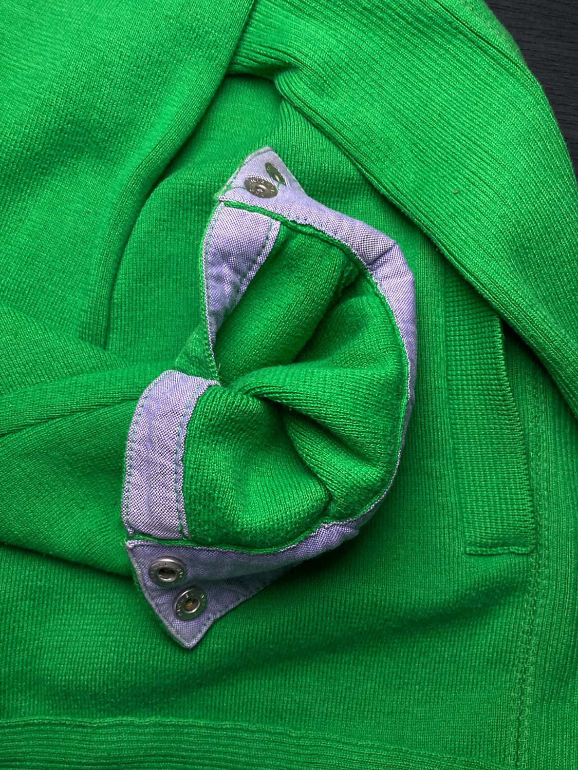 빈폴 니트 집업 그린 (남녀공용) 상품이미지5