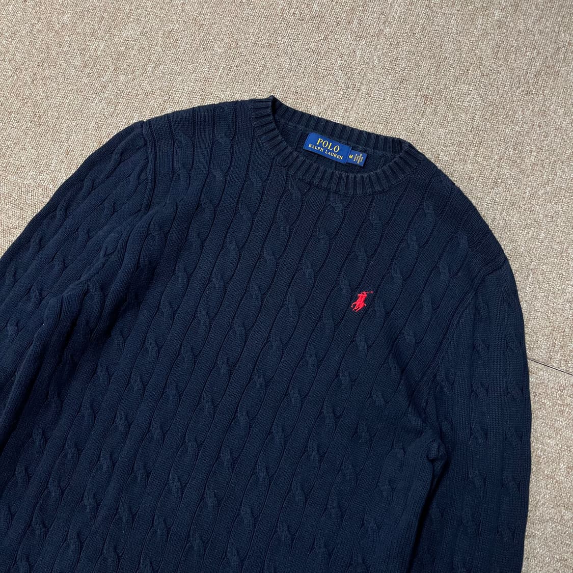 폴로 랄프로렌  꽈배기 니트 상품이미지3