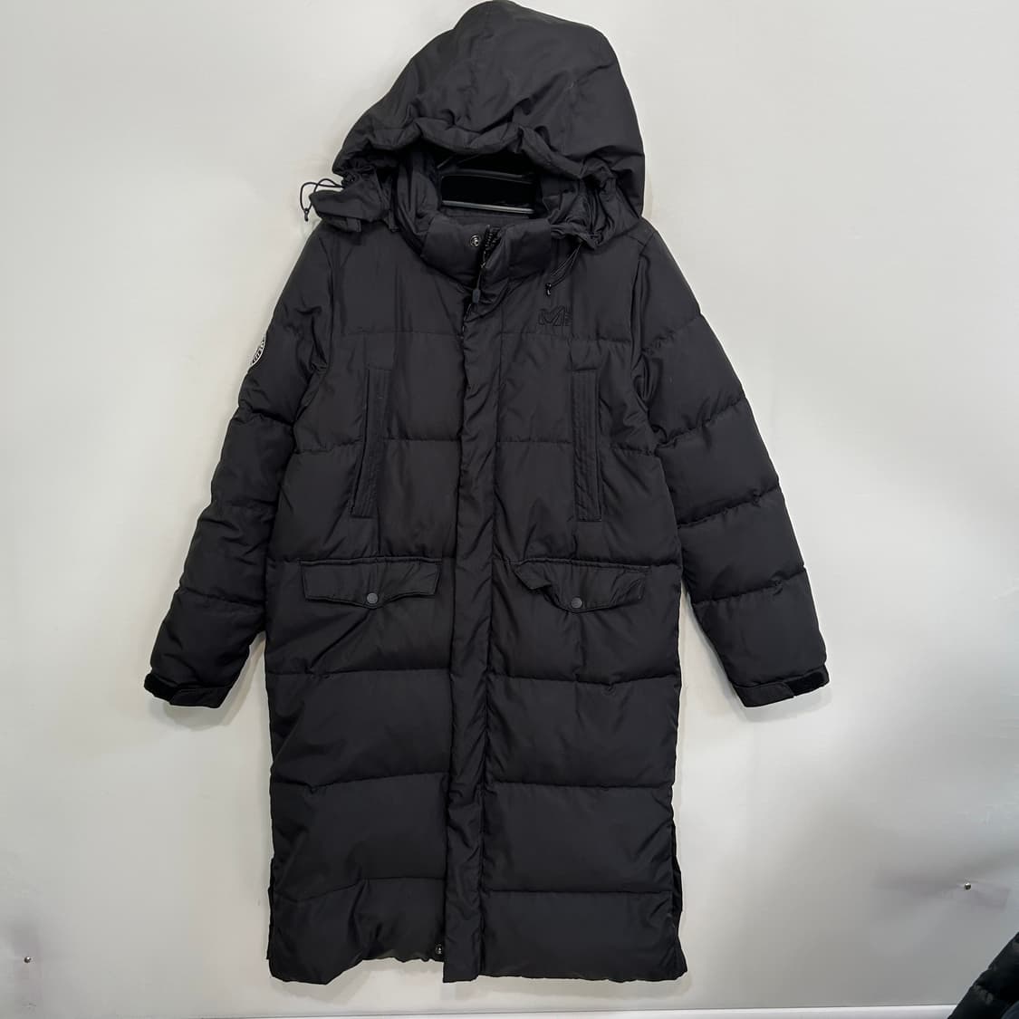 밀레 오리털 롱패딩 90 블랙 남녀공용 상품이미지1