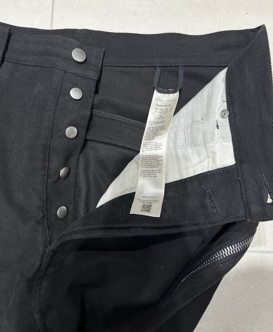 23F/W 릭오웬스 볼란 바나나 33size 상품이미지5