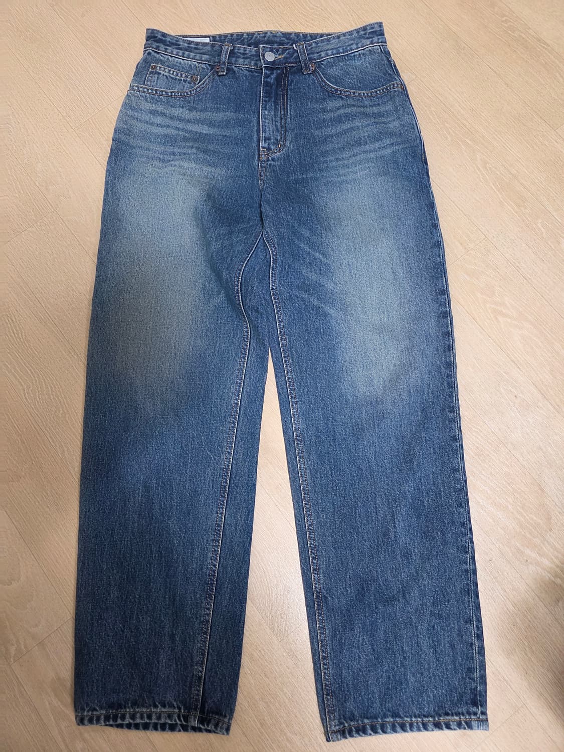 인더로우 5포켓 워시드 데님 팬츠 상품이미지1