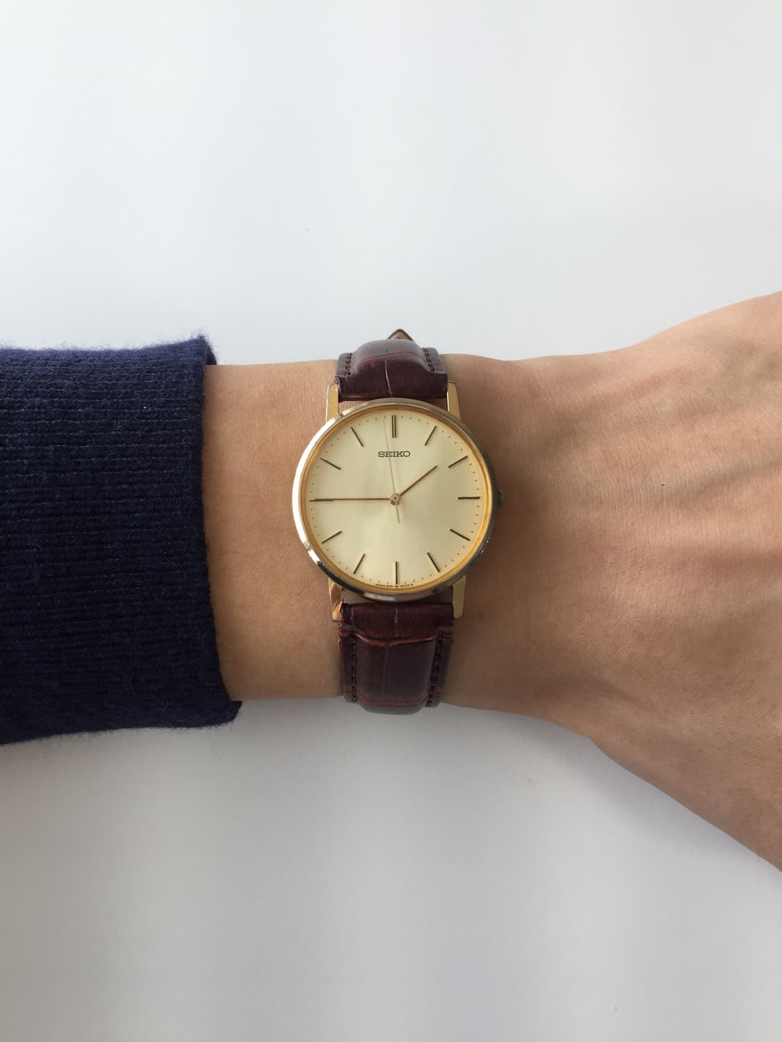 90s seiko gold quartz 상품이미지2