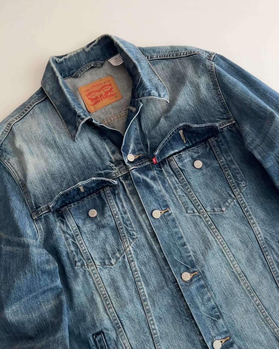 리바이스 빈티지 데님 자켓 XXL 상품이미지5