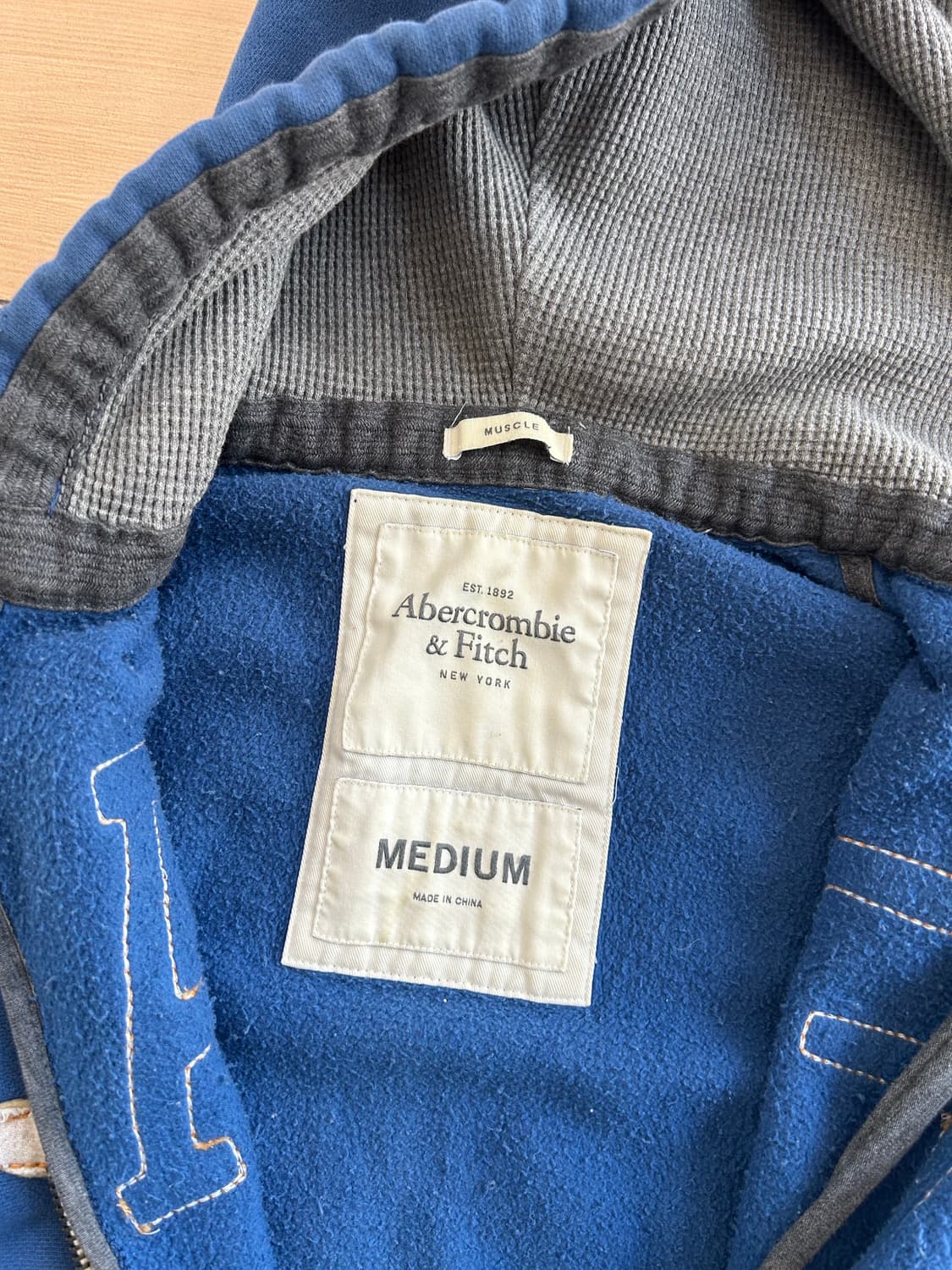 아베크롬비 머슬핏 후드집업 상품이미지4