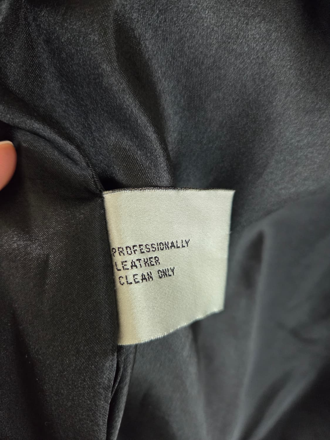 LNR 빈티지 하이넥 양가죽 레더 자켓 상품이미지8