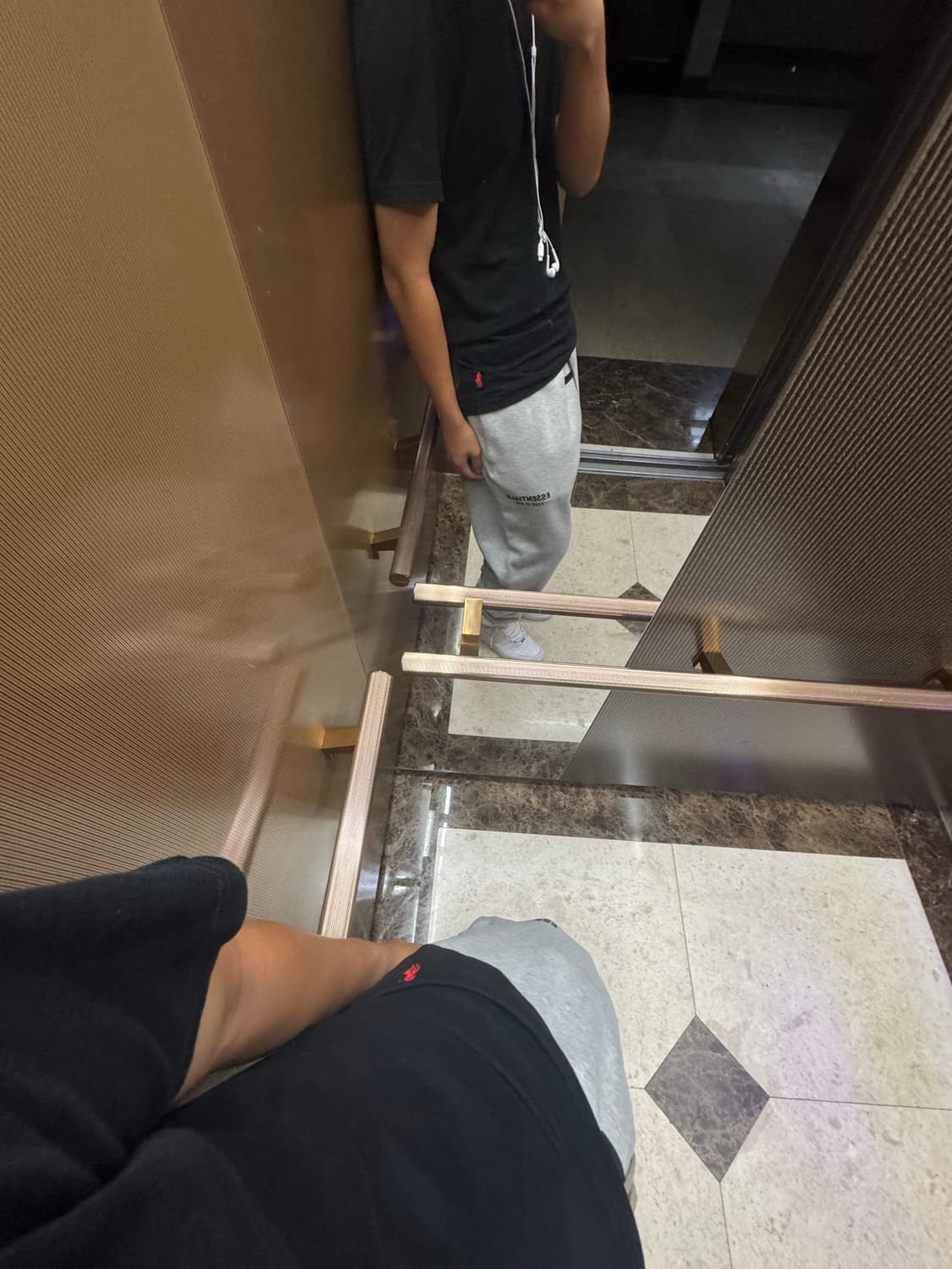 에센셜 라이트 그레이 셋업 M사이즈 상품이미지2