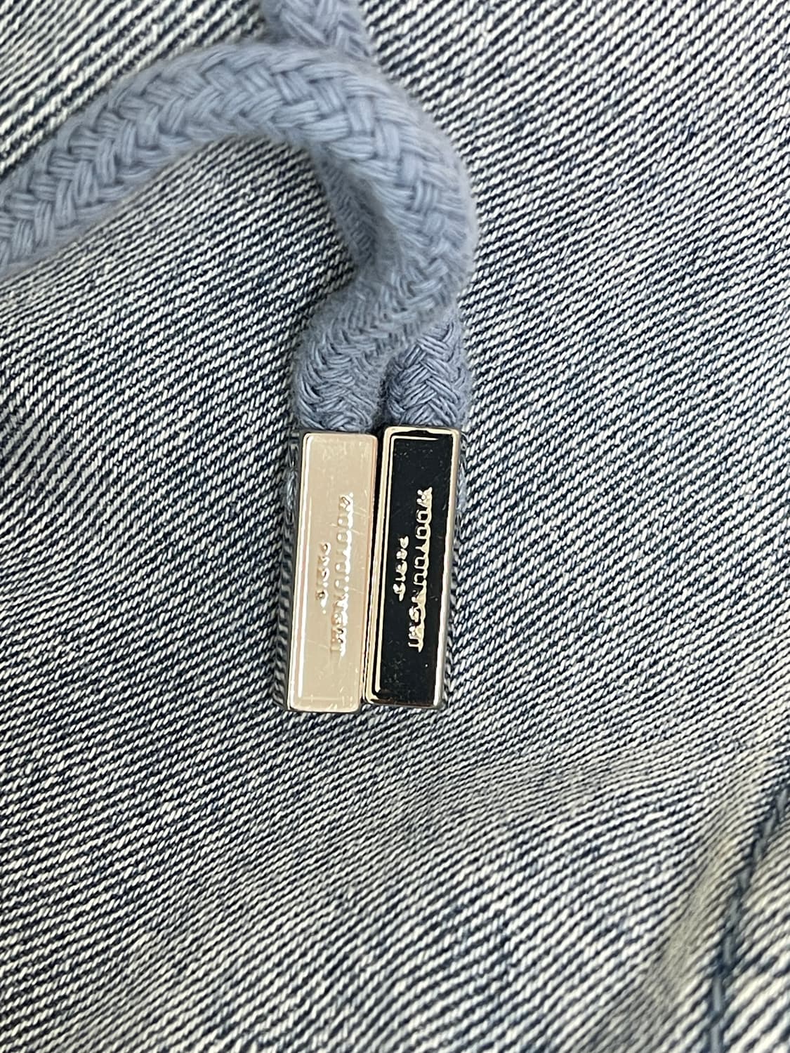 [거의 새것] 우영미 블루 와이드 밴딩 데님 팬츠 50사이즈 상품이미지4