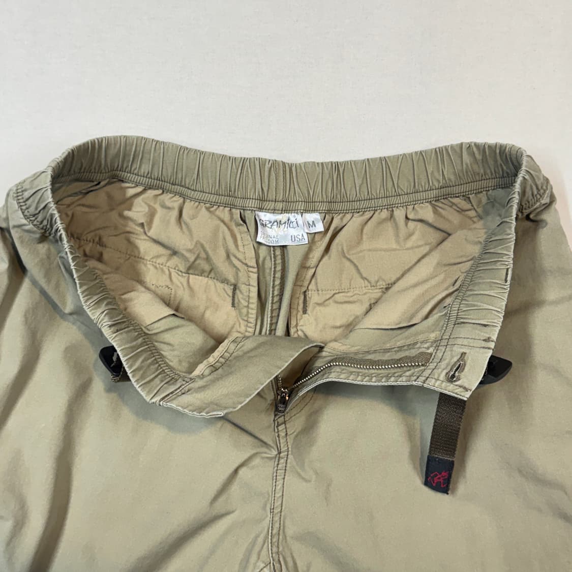 M) 그라미치 카키 브라운 팬츠 면바지 상품이미지4