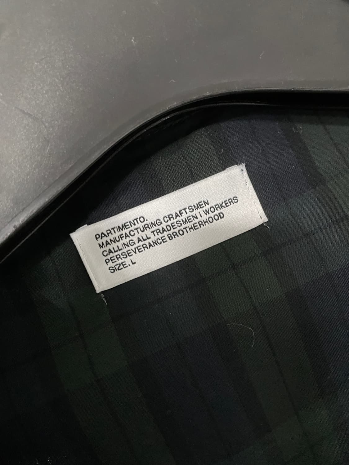 파르티멘토 블랙와치 후드집업  상품이미지6