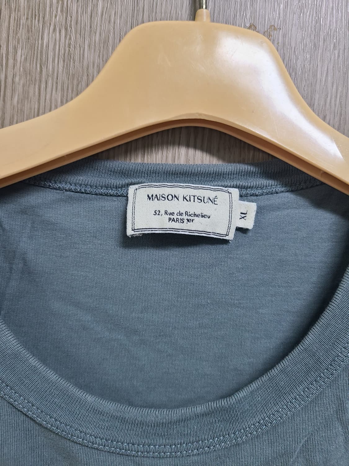 메종키츠네 폭스 패치 반팔 티셔츠 XL 상품이미지2