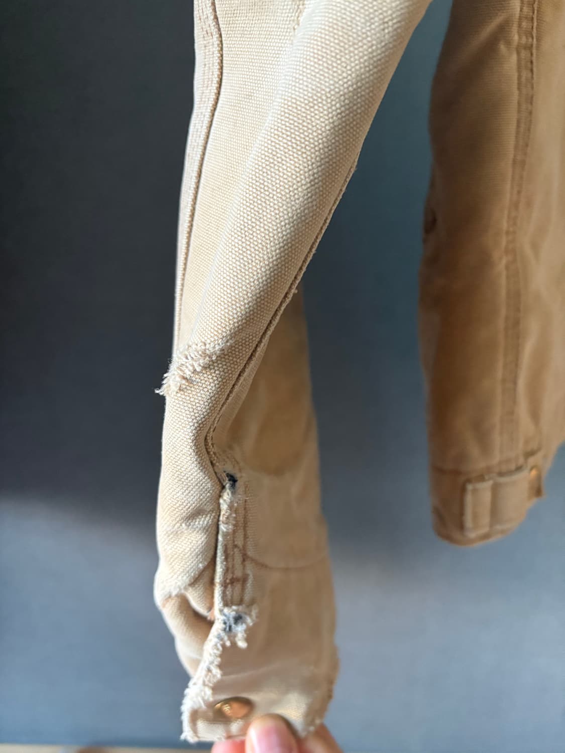 칼하트 디트로이트자켓 베이지 S 상품이미지7