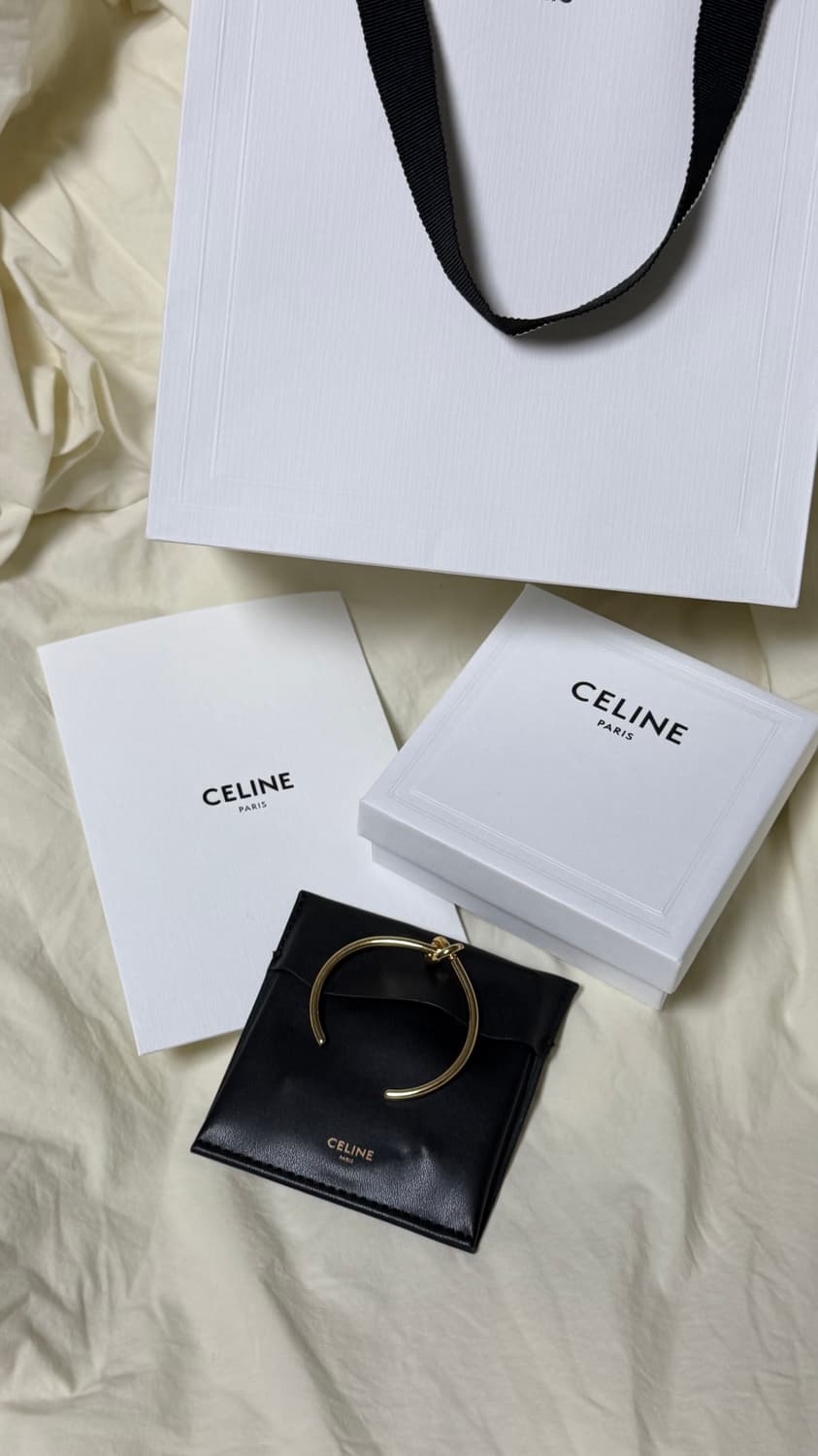 셀린느 노트 팔찌 골드 c1 상품이미지3