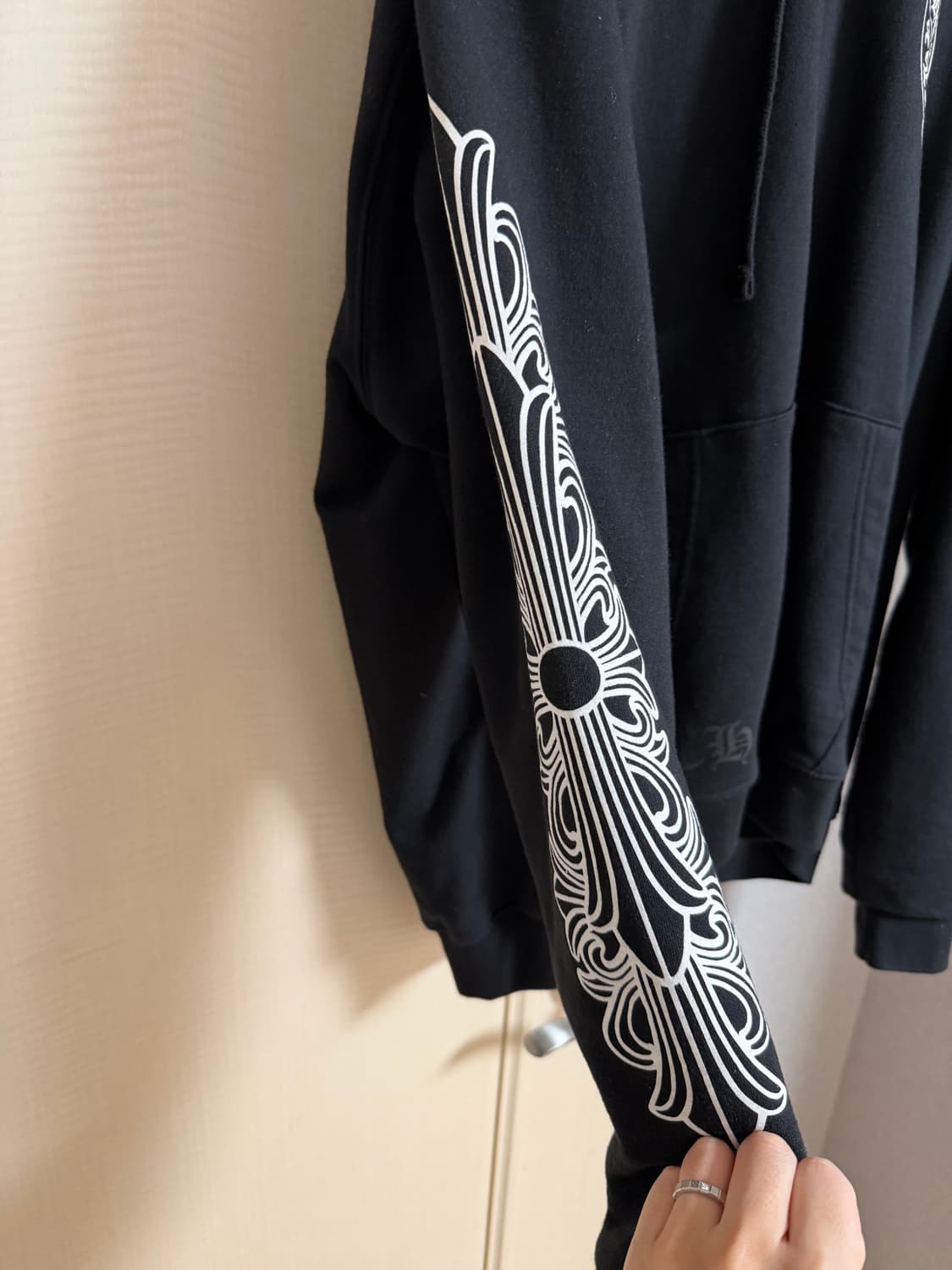 크롬하츠 홀스슈 플로랄 집업 xl 상품이미지4