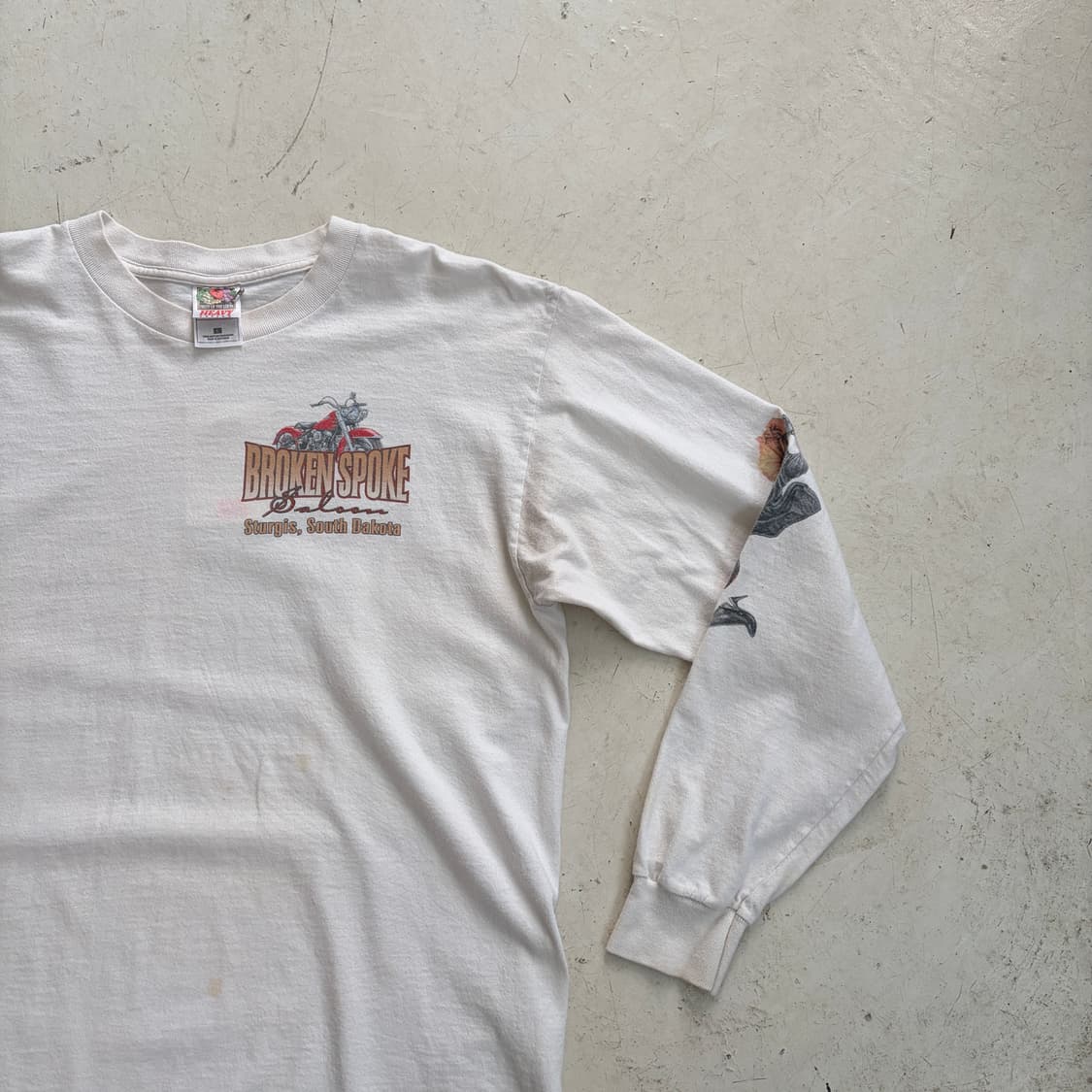 00s 브로큰 스포크 살롱 바이크 바 빈티지 롱슬리브 L 상품이미지3