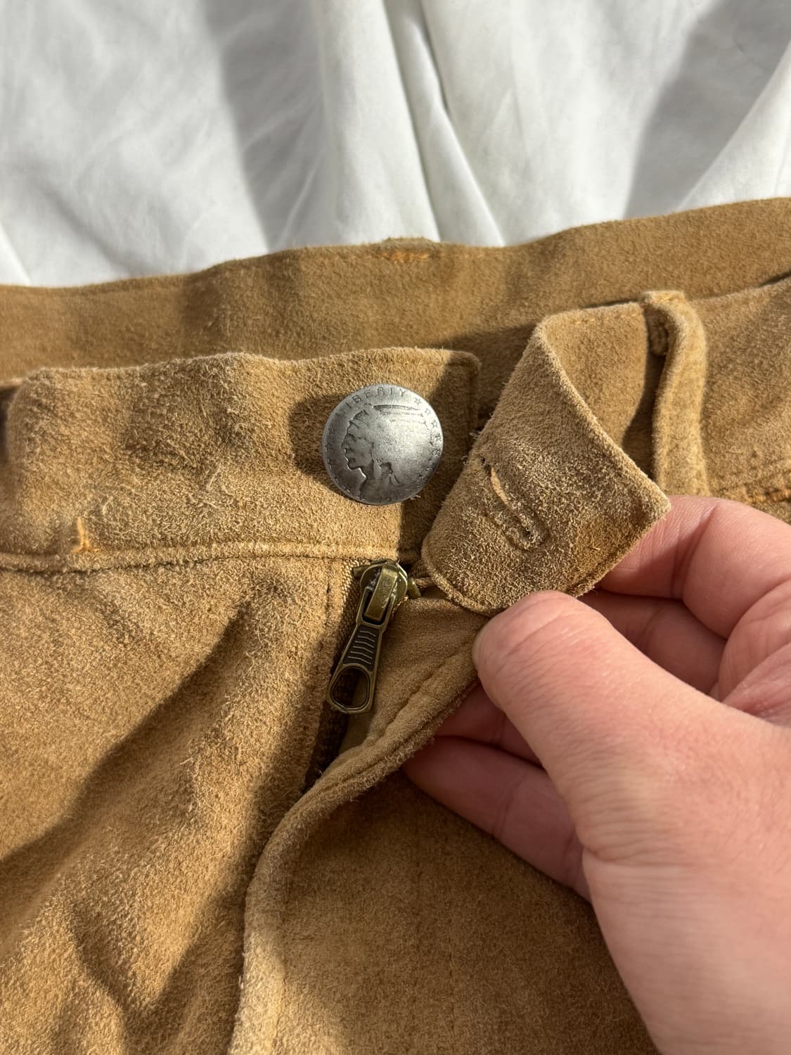 Goa 프린지 램 스웨이드 쇼츠 y2k 히피 보헤미안 웨스턴 상품이미지6