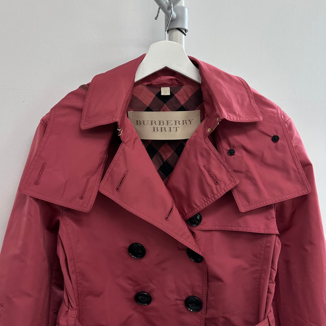 버버리 후드 하프 트렌치코트 자켓 상품이미지3