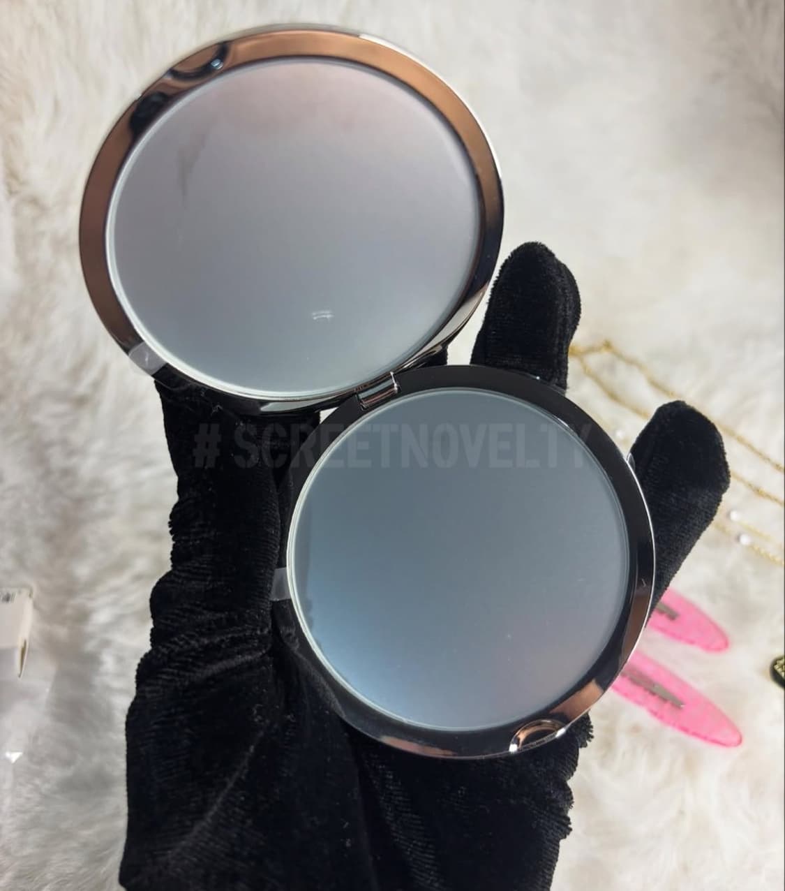 디올뷰티 뜨왈드주이 원형 미러 미니 손거울 핑크 상품이미지5